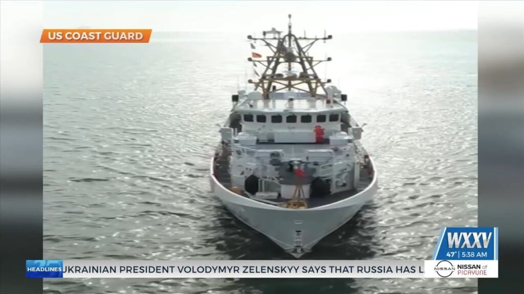 New Coast Guard Cutter Arrives In Pascagoula