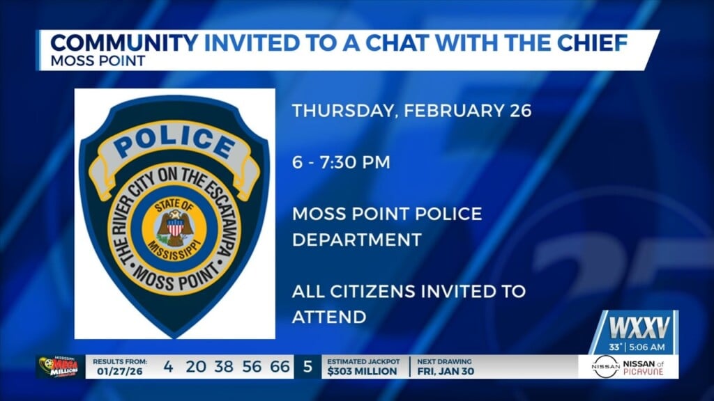 Community Invited To Chat With New Moss Point Police Chief
