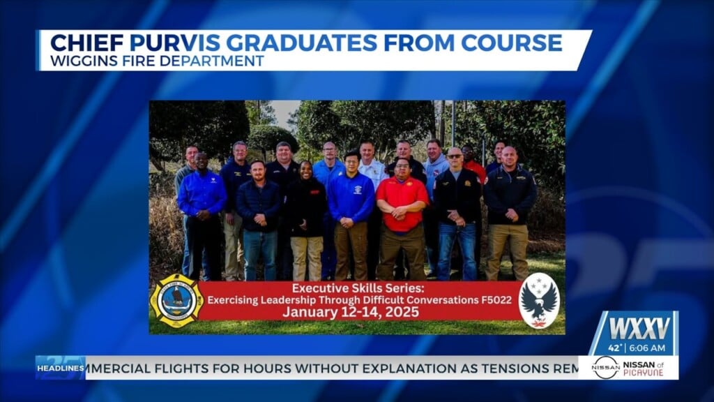 Wiggins Fire Chief Graduates From Leadership Course