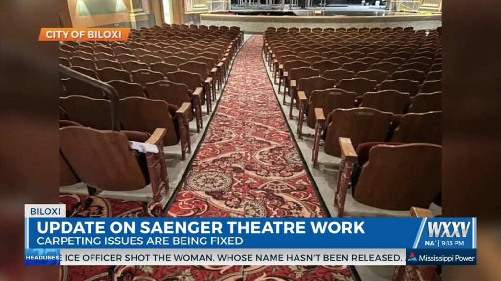 Carpet Issues Are Being Fixed At Saenger Theatre In Biloxi