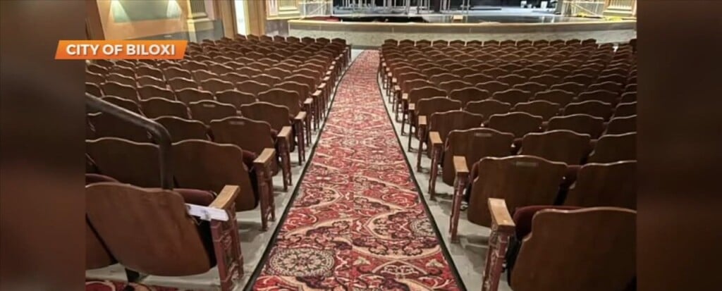 Carpet Issues Are Being Fixed At Saenger Theatre In Biloxi