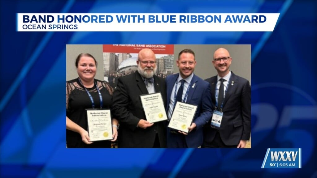 Ocean Springs High School Band Honored With Blue Ribbon Award