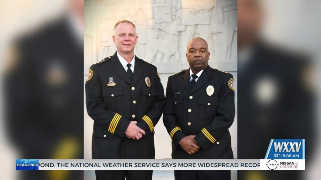Pinning Ceremony For New Leadership At Biloxi Police Department