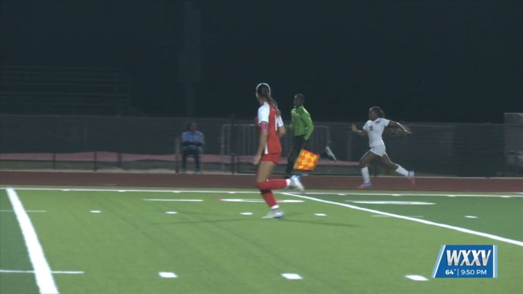 St. Martin Girls Soccer Defeats Biloxi 2 1 In Second Overtime.