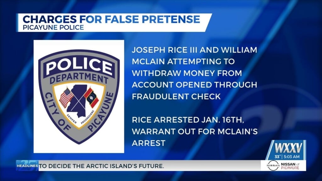 Two Charged For False Pretense In Picayune