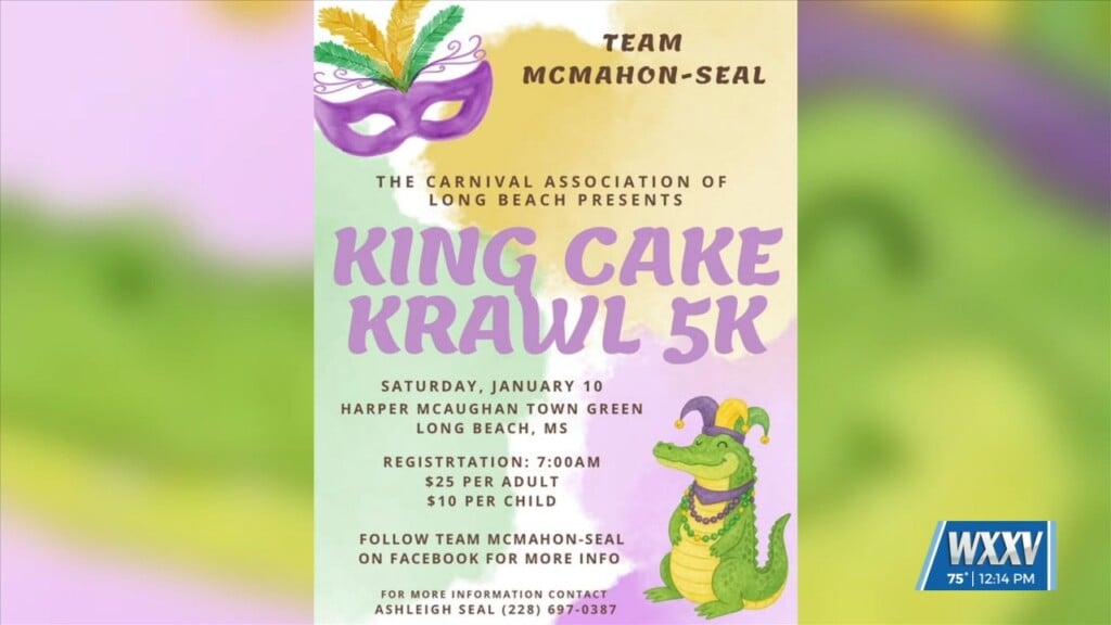 King Cake Crawl 5k In Long Beach