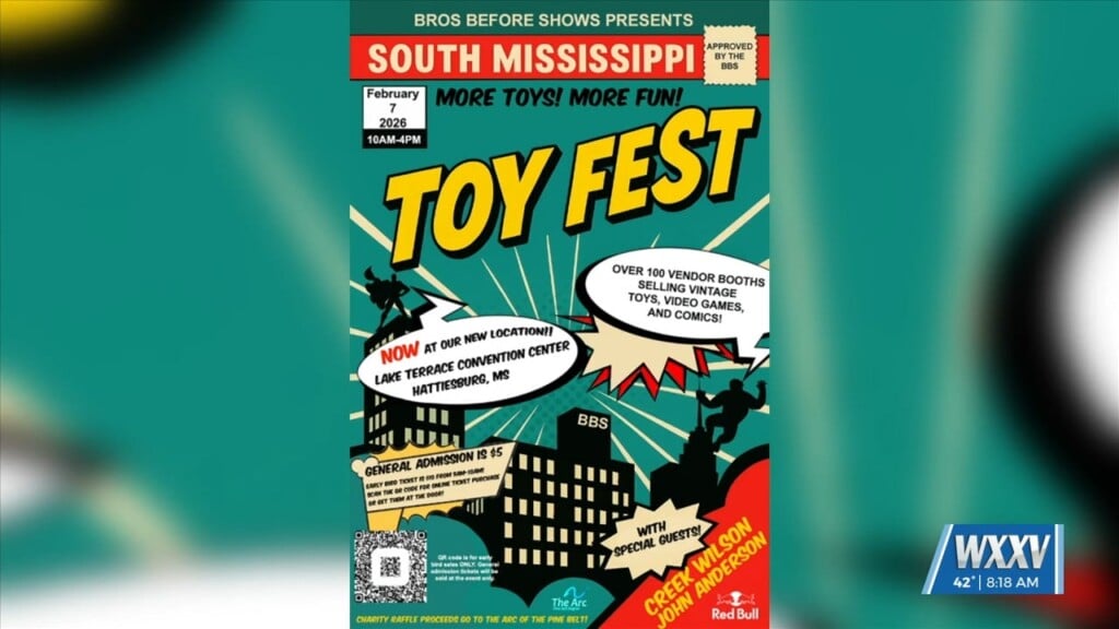 Toy Fest Taking Over Lake Terrace Convention Center In Hattiesburg