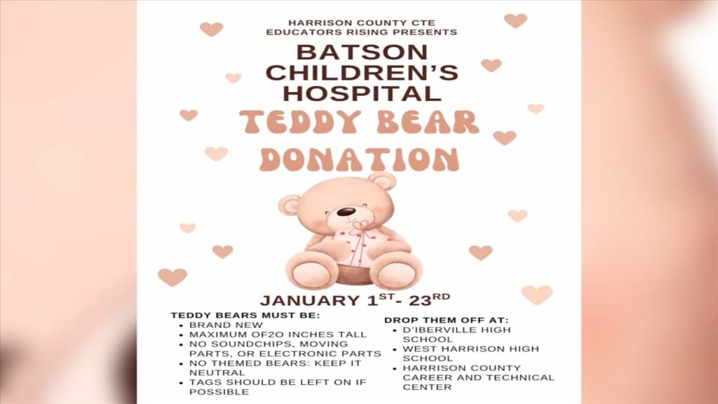 Harrison County Career And Technical Center Hosting Teddy Bear Drive