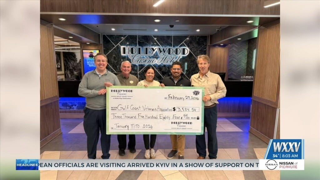 Gulf Coast Veterans Association Named Hollywood Casino’s Nonprofit Of The Month