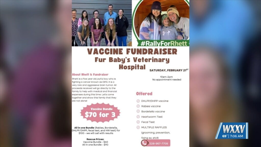 Pet Vaccine Fundraiser To Benefit Coast Child Battling Rare Disease