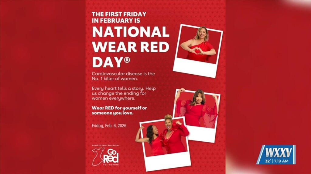 Friday Marks National Wear Red Day