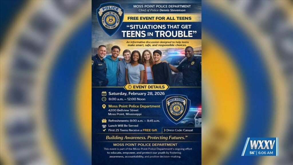 Moss Point Pd Hosting Event Aimed Towards Teens