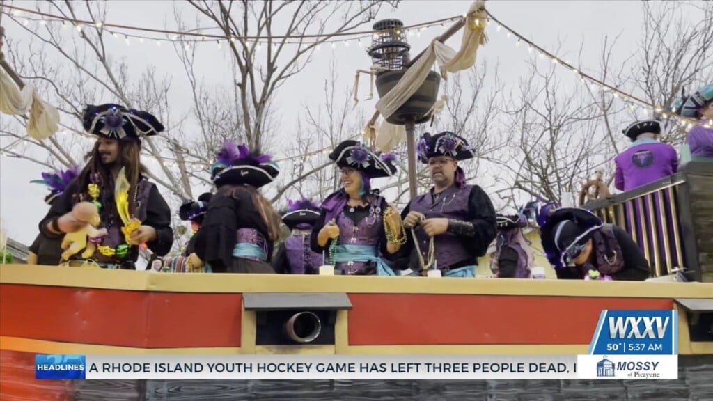 Celebrating Lundi Gras At The Mystic Krewe Of The Seahorse Parade In Bay St. Louis