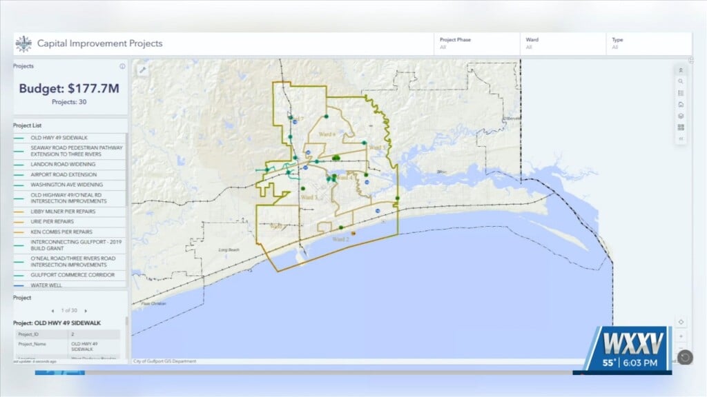 City Of Gulfport Launches Website Listing Work Projects