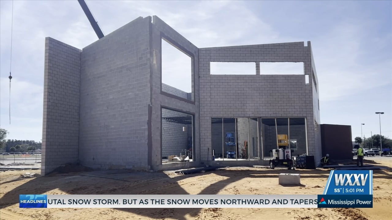Construction continues on Mississippi Songwriters Performing Arts Center in Gautier