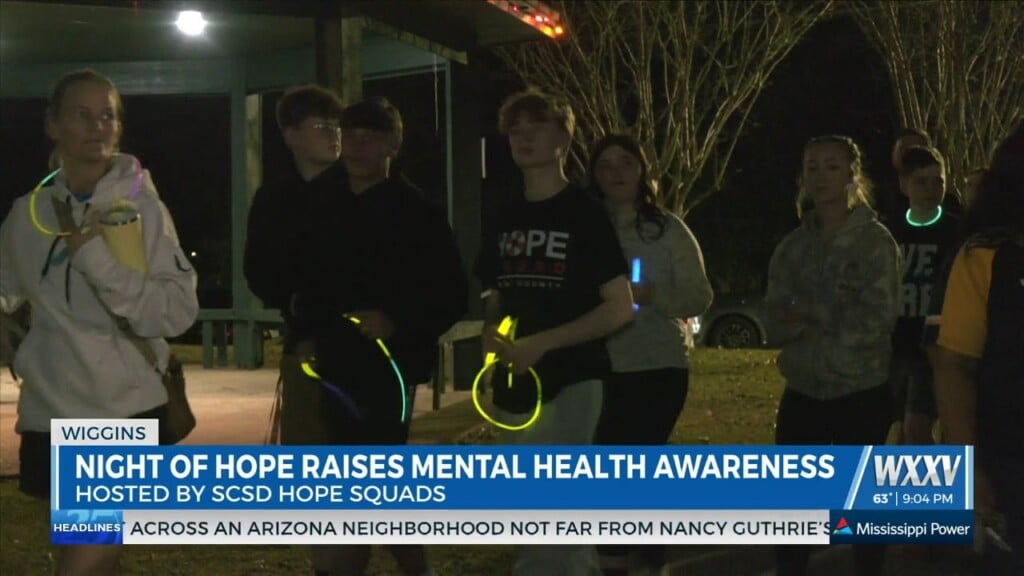 Hundreds Gather To Raise Mental Health Awareness At Night Of Hope In Wiggins