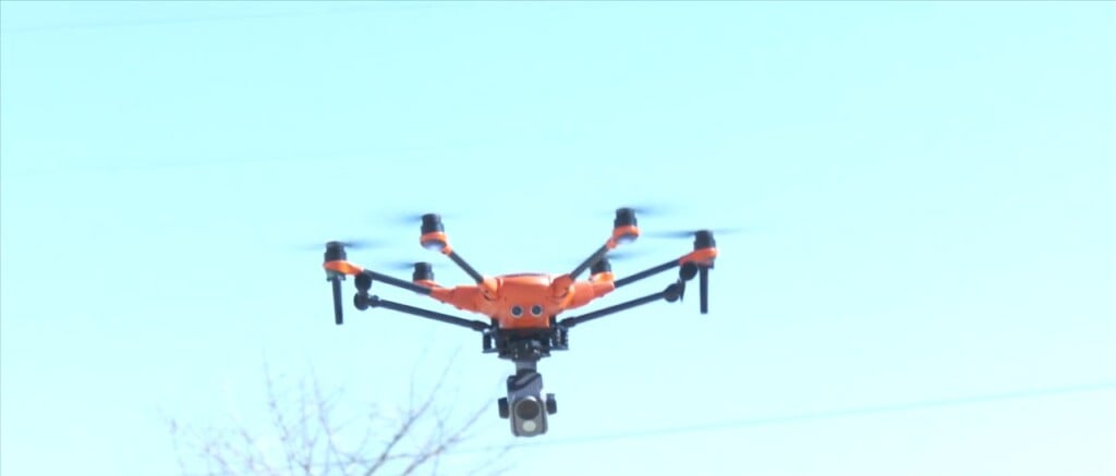 Ocean Springs Fire Department Training On New Drone