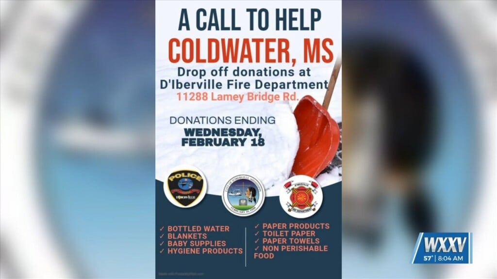 City Of D’iberville Collecting Donations For Residents Impacted By Winter Weather