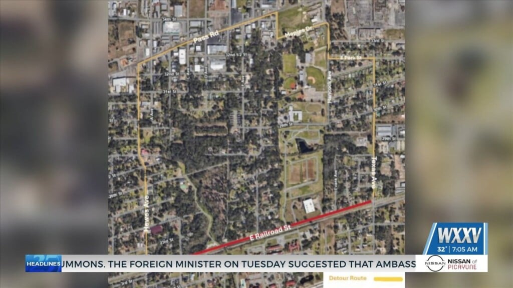 Closure For East Railroad Street In Gulfport