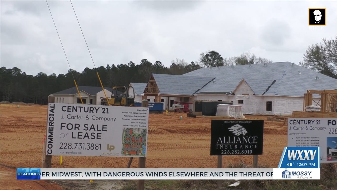 Residents excited for growth in Gautier as construction continues on Legacy Park