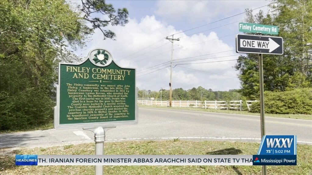 Dedication Ceremony Held For Finley Cemetery Historical Marker