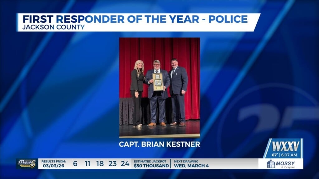 Ocean Springs Police Captain Named First Responder Of The Year