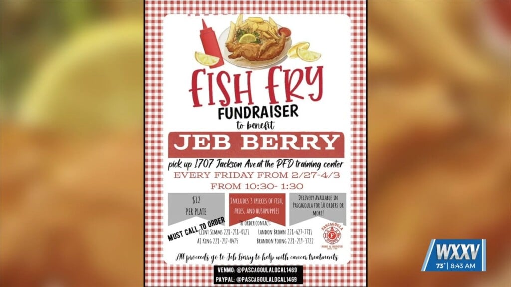 Pascagoula Fire Dept. Hosting Benefit For Retired Lieutenant