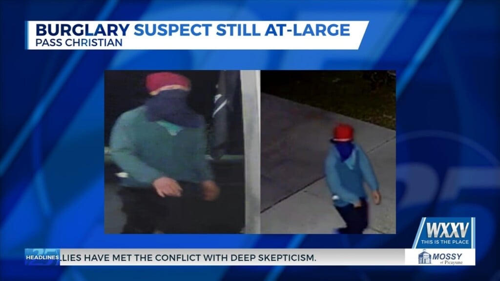 Burglary Suspect Still At Large In Pass Christian