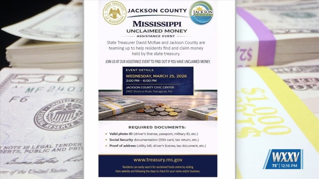 Unclaimed Money Assistance Event For Residents In Jackson County