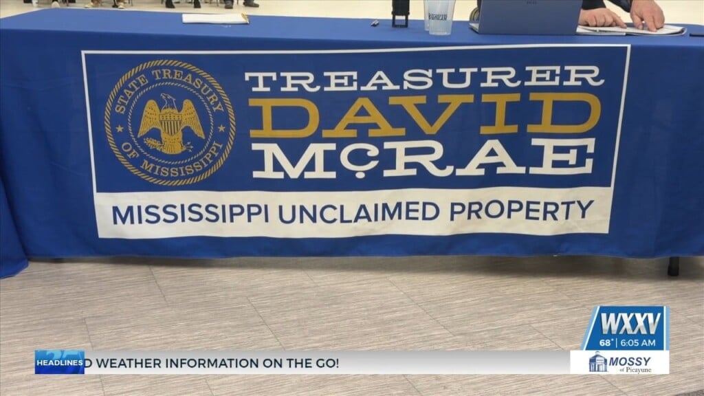 State Treasury Hosts Unclaimed Money Event In Pascagoula