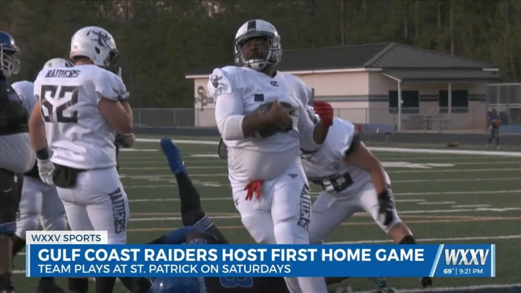 Gulf Coast Raiders Return To Gridiron In First Home Game Of Season