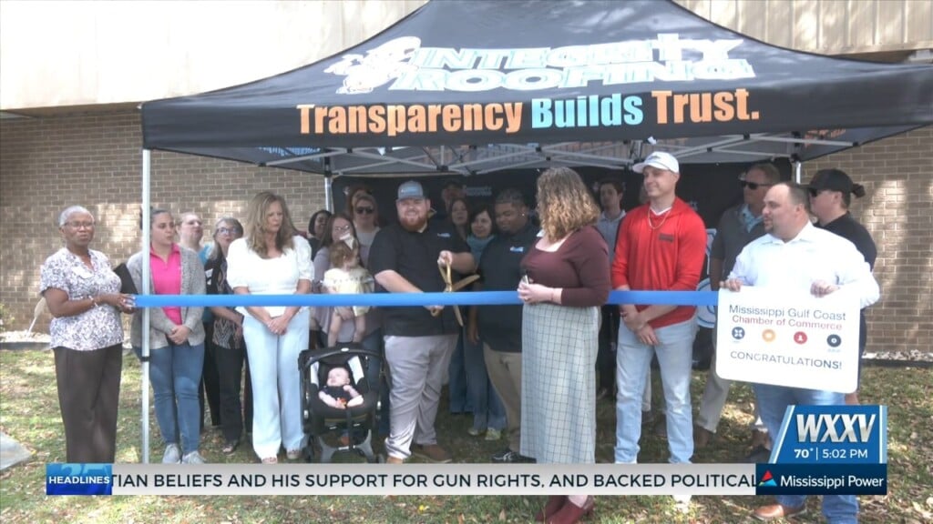 Integrity Roofing In Biloxi Celebrates Four Years Of Business With Ribbon Cutting