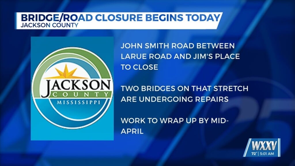 Bridge/ Road Closure In Jackson County Begins