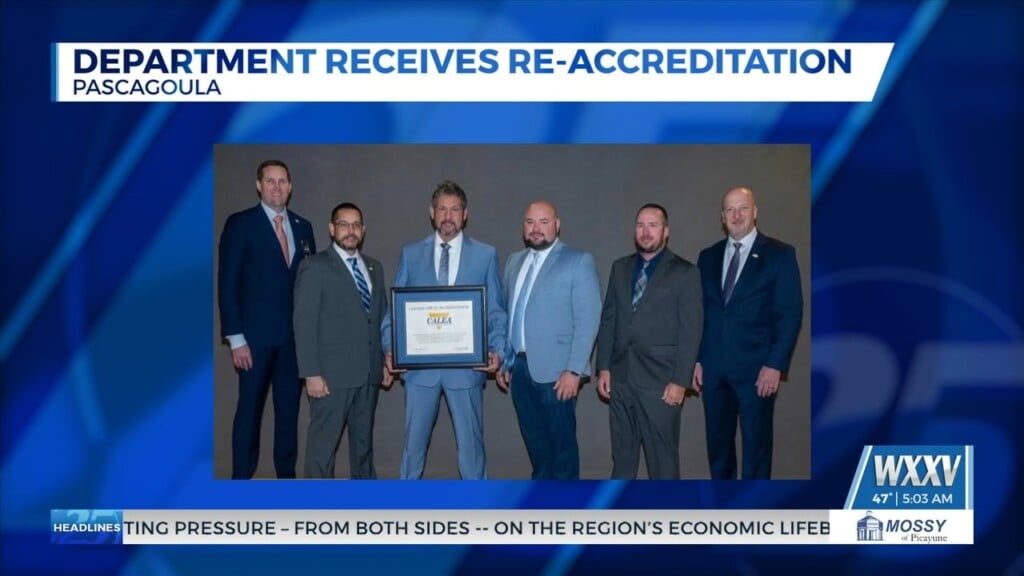 Pascagoula Police Department Receives Reaccreditation