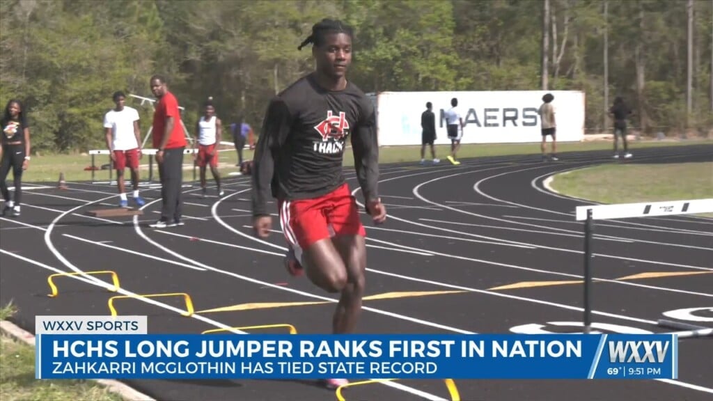Harrison Central's Zahkarri Mcglothin Reaching For New Heights After Becoming Nation's Top Long Jumper