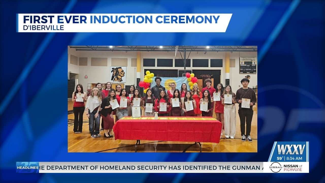 D’Iberville High Spanish Honor Society holds inaugural Induction Ceremony