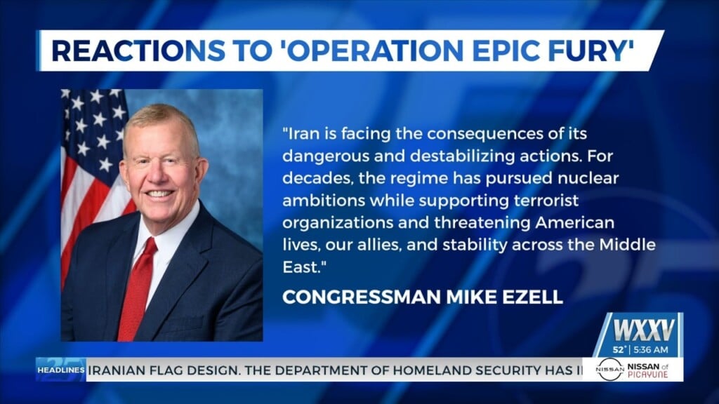 Members Of Mississippi’s Congressional Delegation React To ‘operation Epic Fury’
