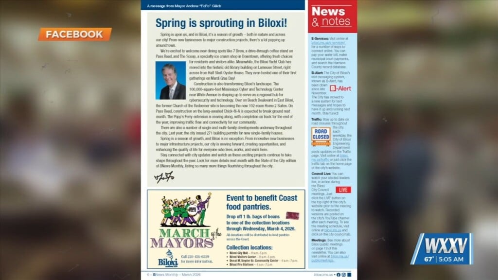 City Of Biloxi To Reduce Printing Of Monthly Newspaper
