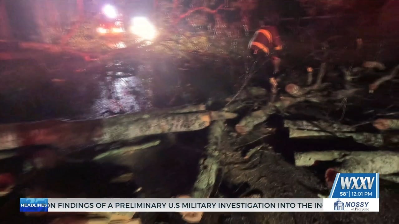 Minimal damage in South Mississippi after severe weather - WXXV