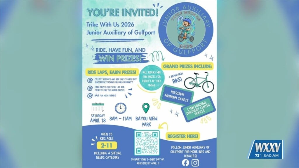 Junior Auxiliary Of Gulfport Hosting ‘trike With Us’ Event