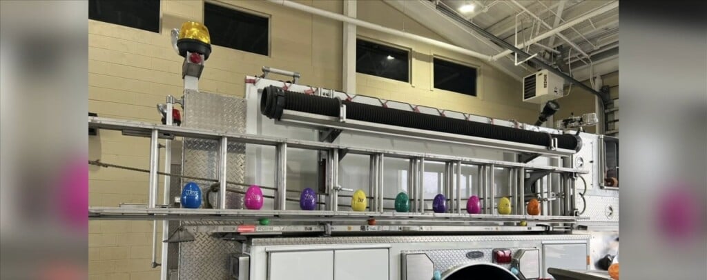 Ocean Springs Fire Department Celebrates Easter With Family