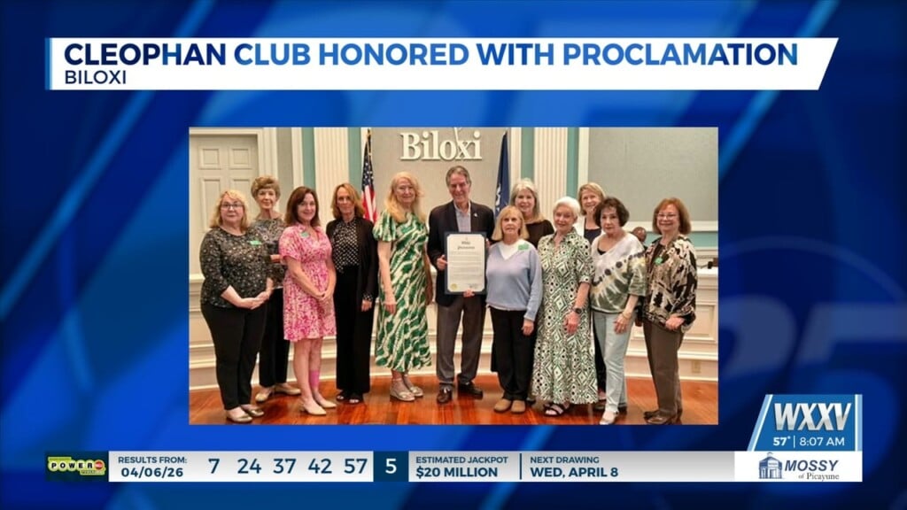 Biloxi Cleophan Club Honored With Proclamation From Mayor