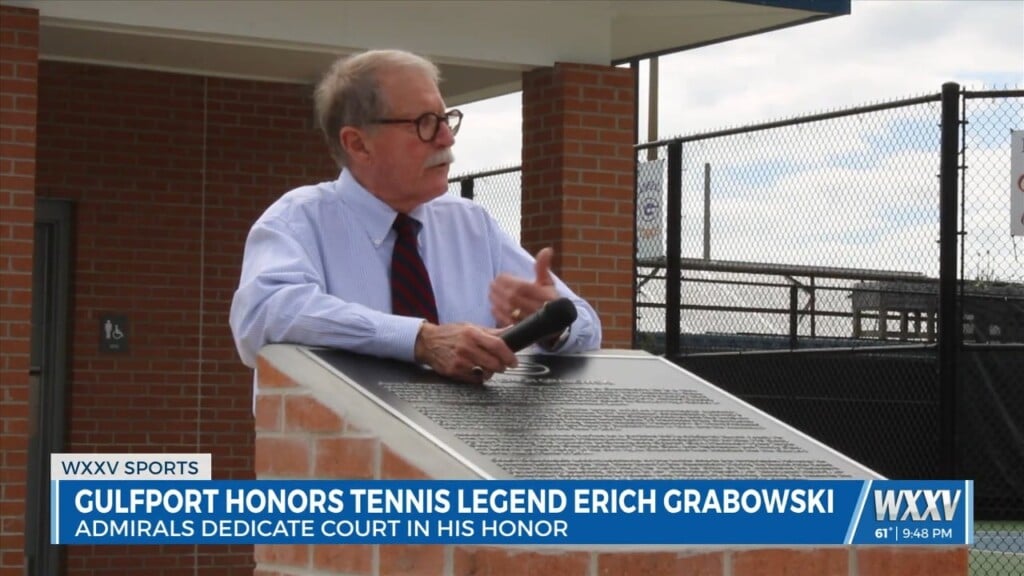 Gulfport Dedicates Tennis Court In Honor Of Legendary Coach Erich Grabowski