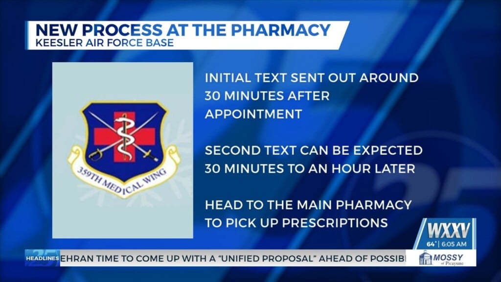 New Process At The Keesler Medical Center Pharmacy