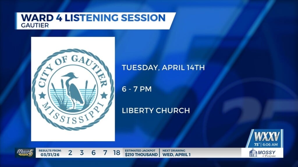 City Of Gautier Hosting Ward 4 Listening Session