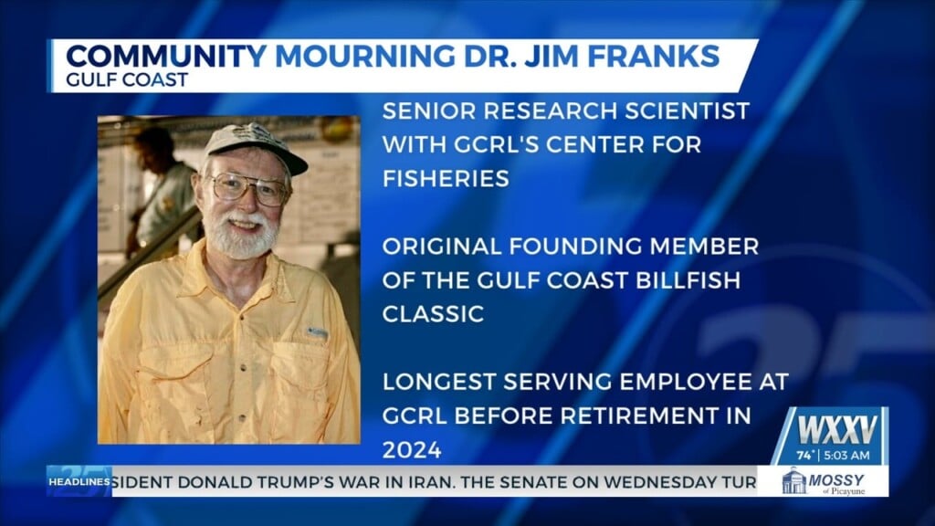 Community Mourning Dr. Jim Franks
