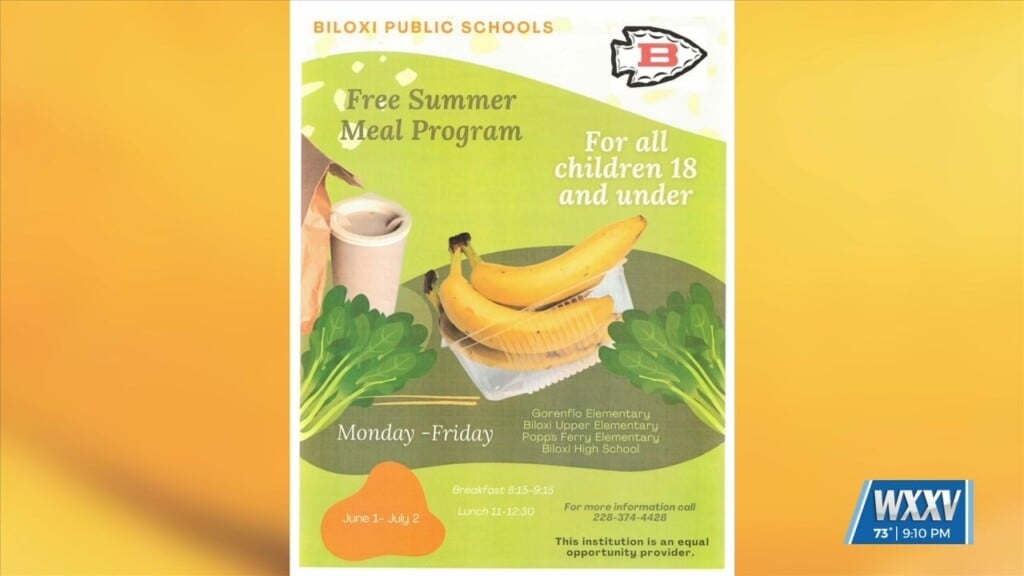 Annual Summer Meal Program Set To Return To Biloxi School District