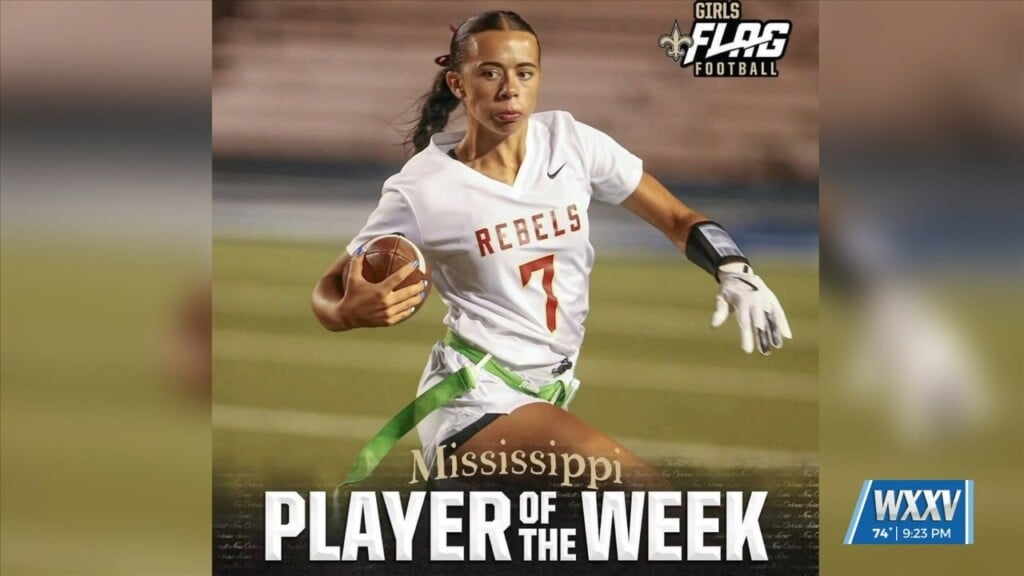 George County's Lani Mcdoniel Named Flag Football Player Of The Week By The New Orleans Saints!