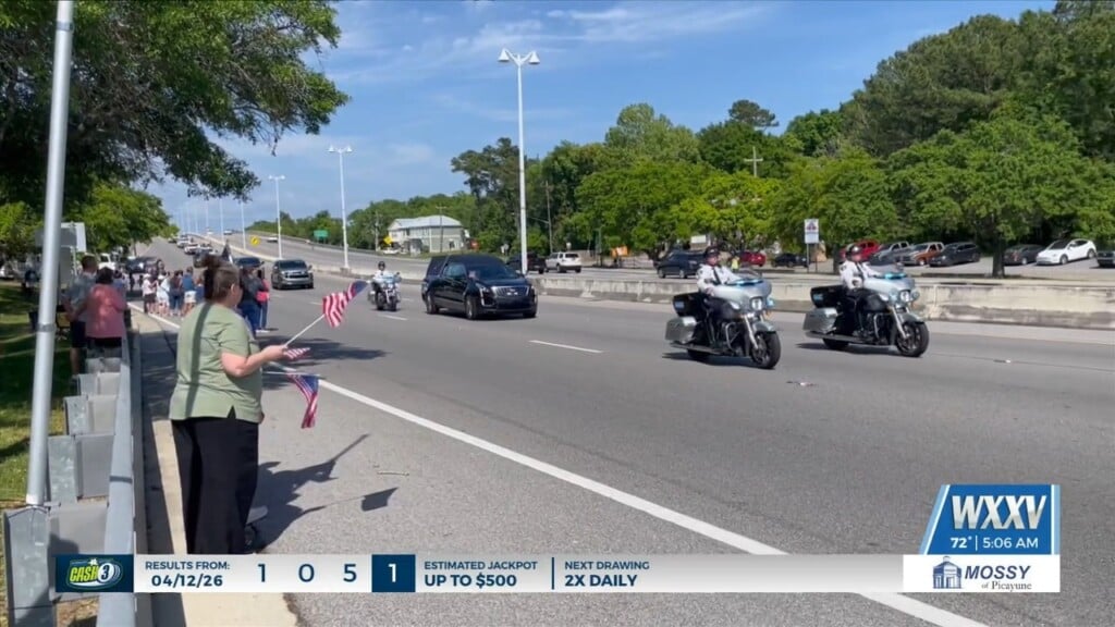 Community Honors Deputy Jimerson During Funeral Procession