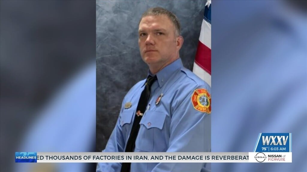 Representative Ezell Honors Pascagoula Firefighter Kevin Daugherty